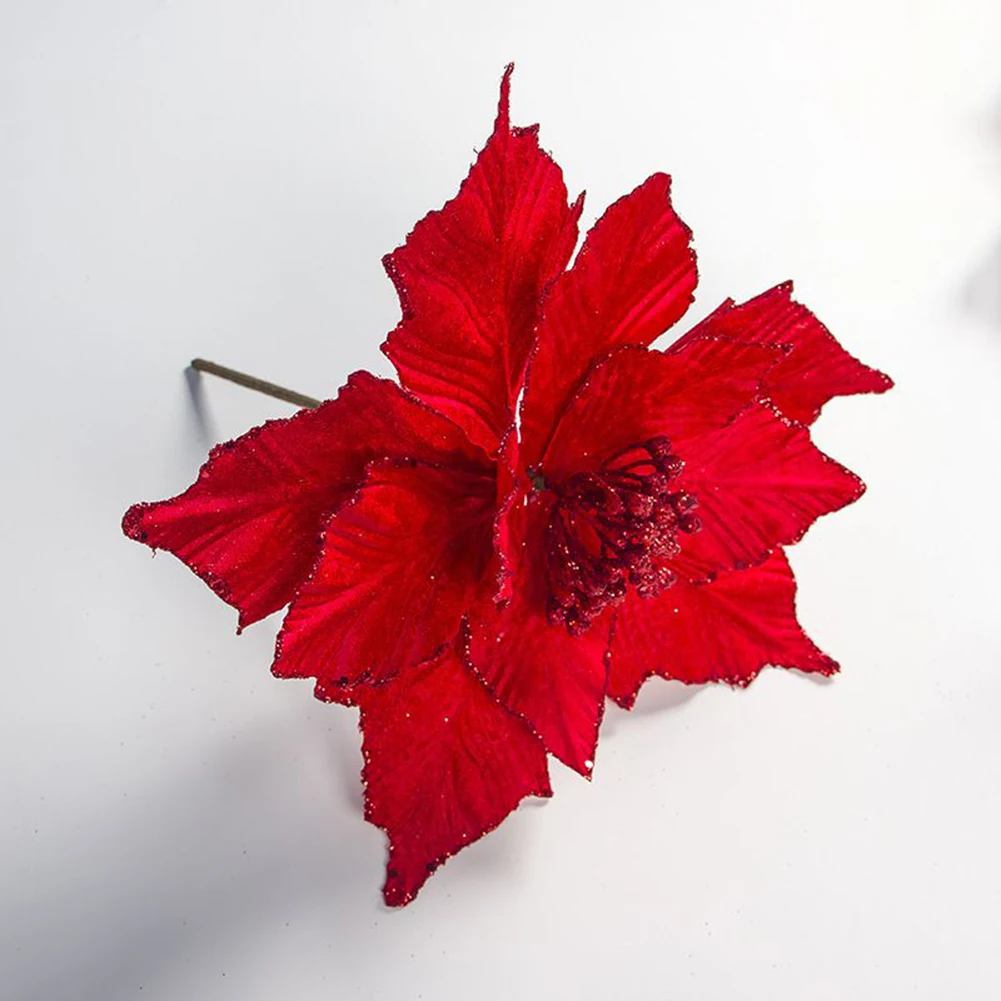 1*Christmas Large 24CM Poinsettia Glitter Flower Tree Hanging Party Xmas Tree Decor New Year Christmas Cherry Flower Decor
1*Christmas Large 24CM Poinsettia Glitter Flower Tree Hanging Party Xmas Tree Decor New Year Christmas Cherry Flower Decor