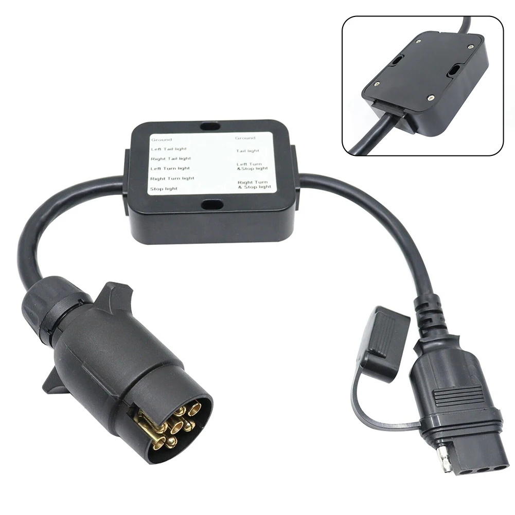 Parts Converter Accessories Connector Fittings Trailer Light Converter For European Vehicle Replacement Useful
Parts Converter Accessories Connector Fittings Trailer Light Converter For European Vehicle Replacement Useful