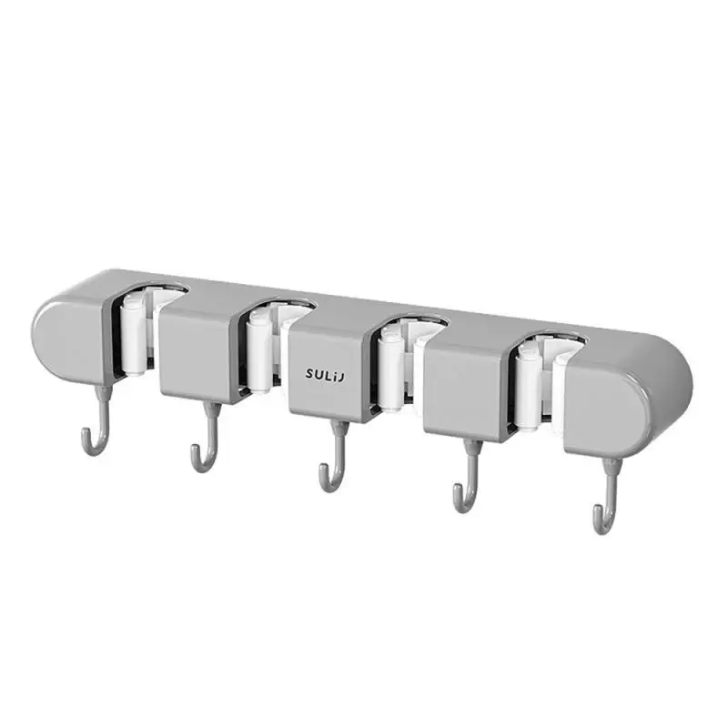 Wall Mounted Mop Storage Holder Bathroom Organizer Hooks Broom Rack Self-Adhesive Mop Brush Storage Clip Bathroom Accessories
Wall Mounted Mop Storage Holder Bathroom Organizer Hooks Broom Rack Self-Adhesive Mop Brush Storage Clip Bathroom Accessories