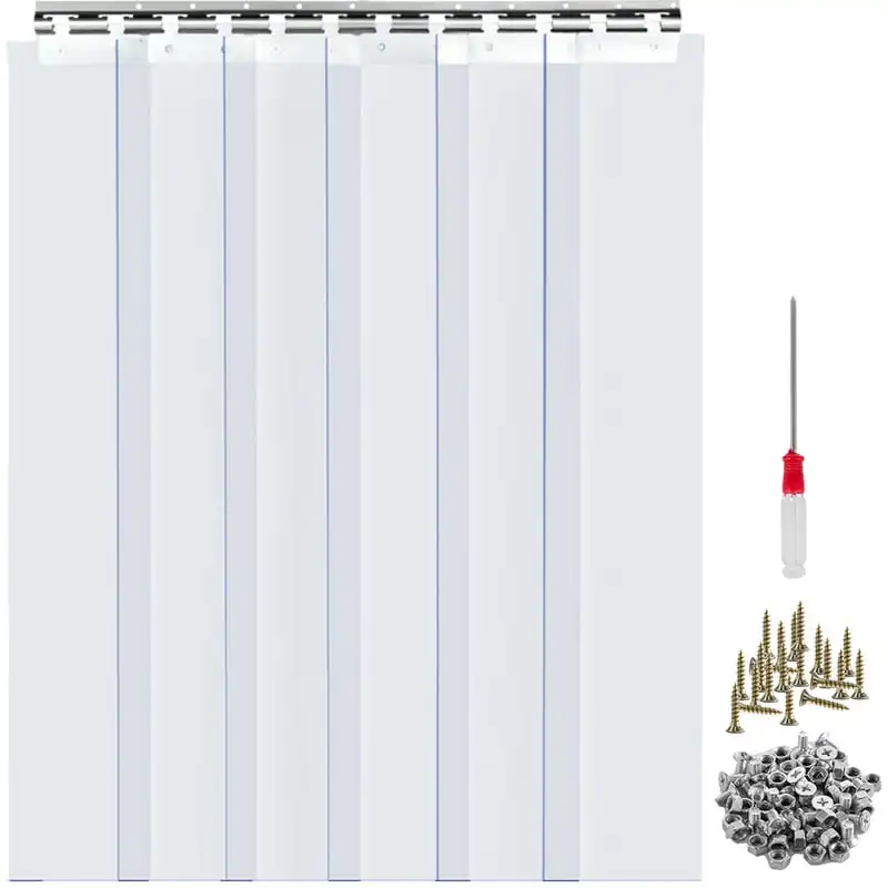Home Decor Curtains Living Room Plastic Curtain, 3ft Width x 7ft Height Plastic Strip Curtain, Clear PVC Freezer Curtain, 0.08in
Home Decor Curtains Living Room Plastic Curtain, 3ft Width x 7ft Height Plastic Strip Curtain, Clear PVC Freezer Curtain, 0.08in
