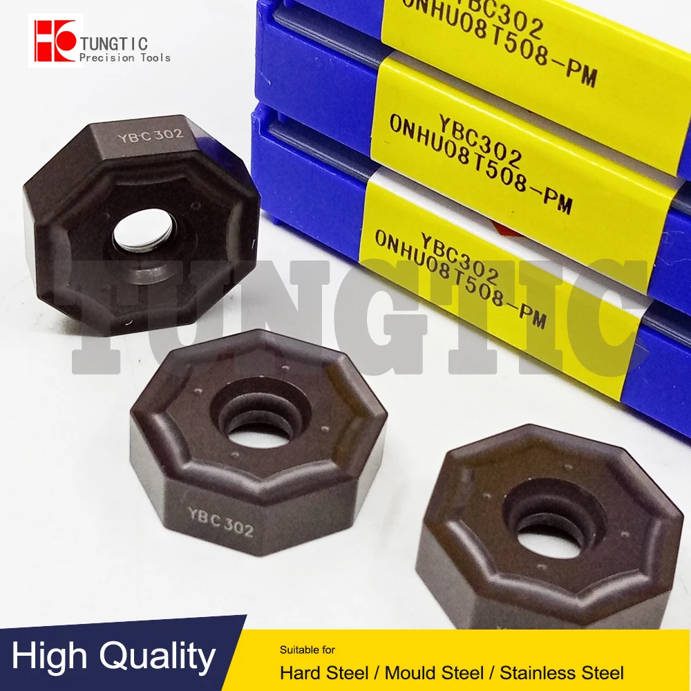 Фрезерный резак фрезерный станок с ЧПУ фрезерный станок Инструменты для обработки токарного станка режущий инструмент инструменты для обработки металла вставки ONHU 08T508 PM