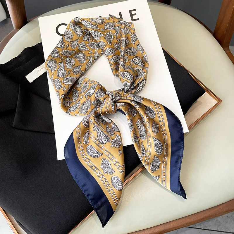 Small Hijab Scarf for Women Paisley Print Headband Neck Scarves Female 70cm*70cm Square Kerchief Fashion Hair Scarfs For Ladies
Small Hijab Scarf for Women Paisley Print Headband Neck Scarves Female 70cm*70cm Square Kerchief Fashion Hair Scarfs For Ladies