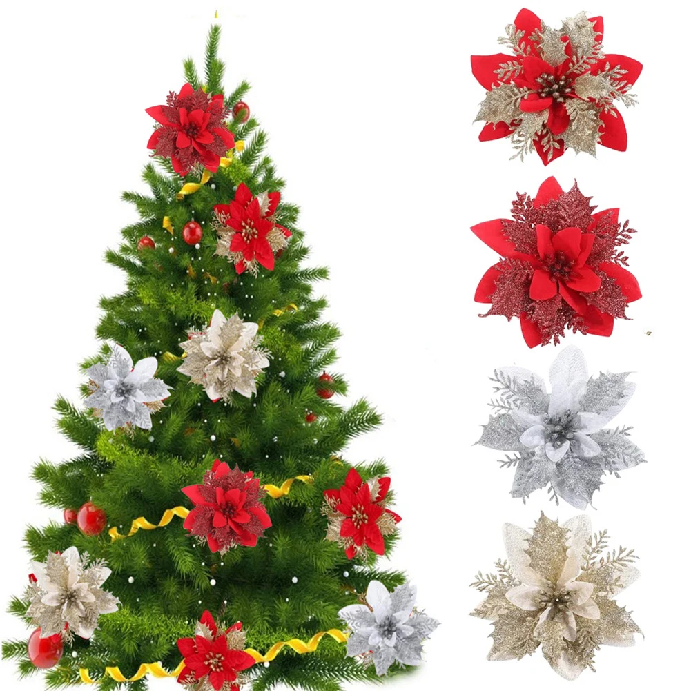 1pc Christmas Decoration Flower Gold Silver And Red Three-layer Plastic Flower Powder Christmas Flower Christmas Tree Decoration
1pc Christmas Decoration Flower Gold Silver And Red Three-layer Plastic Flower Powder Christmas Flower Christmas Tree Decoration