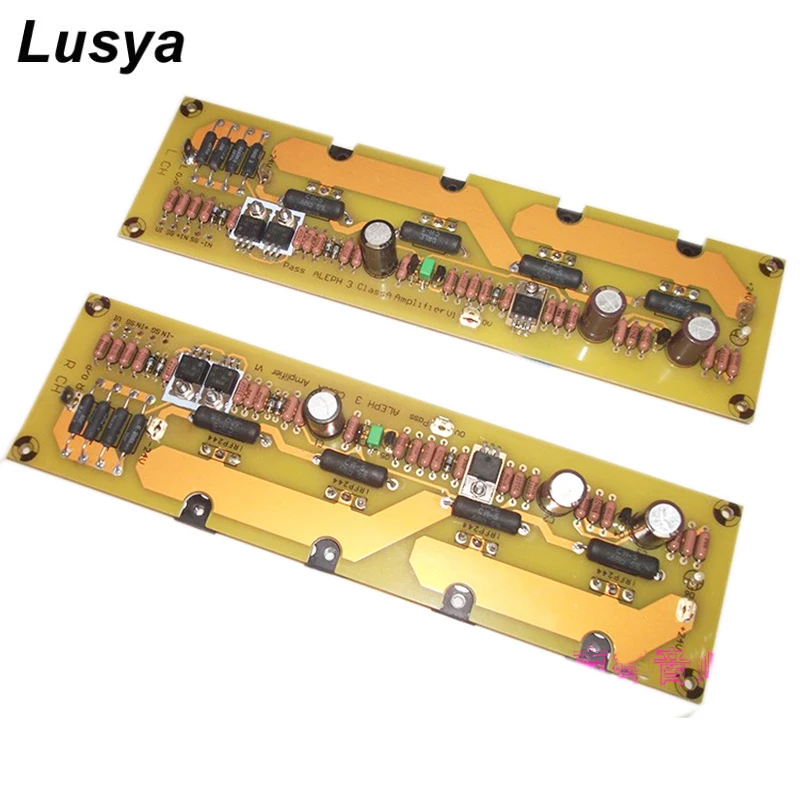 1 pair PASS A3 Pure Class A HIFI Amplifier Board DIY Audio Amplifier Board Field Effect Tube Post-Grade AMP T0597
1 pair PASS A3 Pure Class A HIFI Amplifier Board DIY Audio Amplifier Board Field Effect Tube Post-Grade AMP T0597
