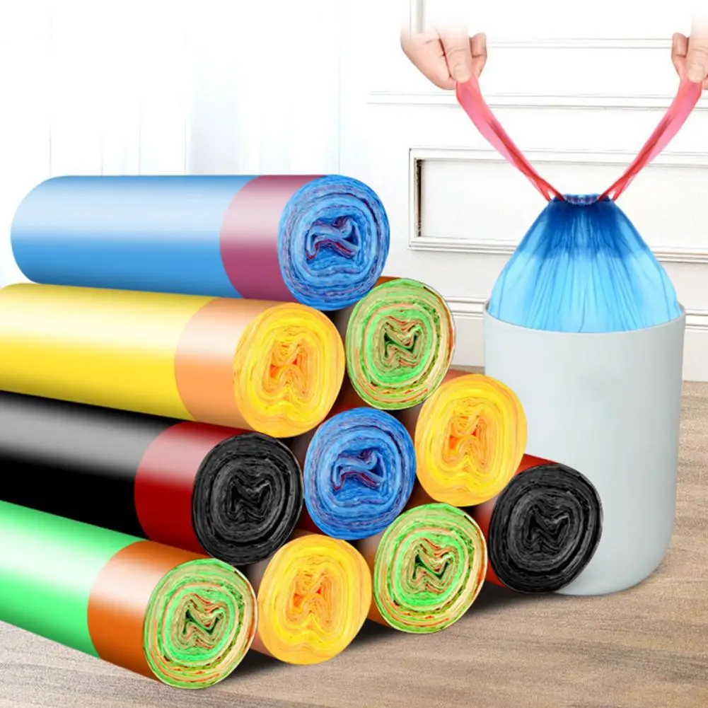 5 Rolls Waste Bag Ultra-thick Practical Leak-proof Reinforced Drawstring Garbage Pouch Trash Pouch for Home
5 Rolls Waste Bag Ultra-thick Practical Leak-proof Reinforced Drawstring Garbage Pouch Trash Pouch for Home