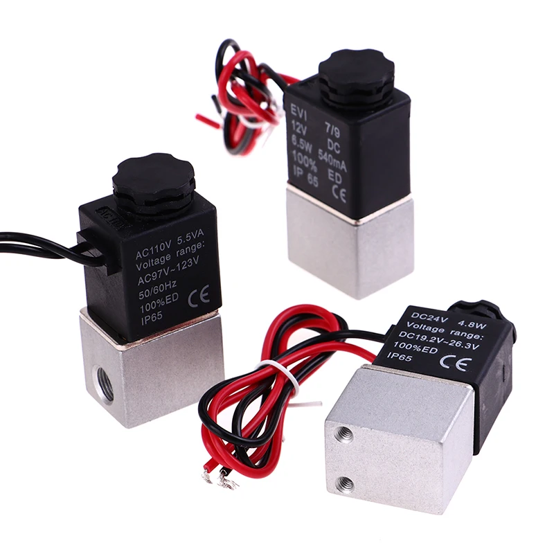 1PC DC 12V 24V 220V Solenoid Valve 1/8" 2 Way Normally Open Direct-acting Pneumatic Valves For Water Air Gas
1PC DC 12V 24V 220V Solenoid Valve 1/8" 2 Way Normally Open Direct-acting Pneumatic Valves For Water Air Gas