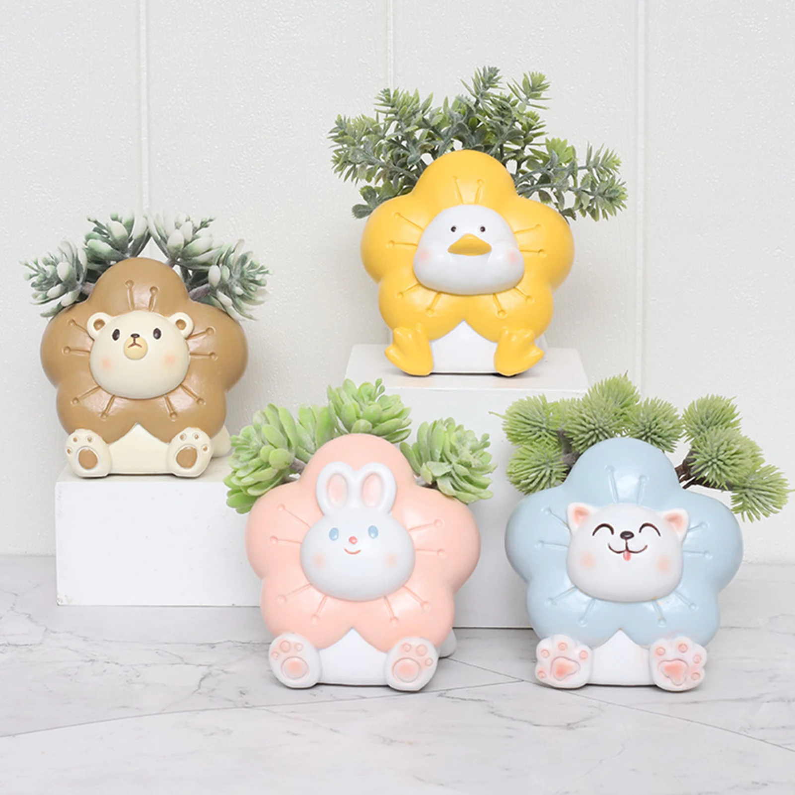 Cute Animal Pot for Plants Gardening Succulent Flower Pot Desktop Indoor Plant Pot Resin Planter Garden Decoration Office Decor
Cute Animal Pot for Plants Gardening Succulent Flower Pot Desktop Indoor Plant Pot Resin Planter Garden Decoration Office Decor