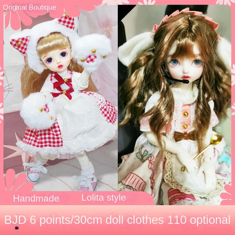 Fashion Six BJD Baby Clothes 30cm Doll Clothes Skirt Lolita Fashion Clothes Card Meat Doll Clothing Bjd Doll Clothes
Fashion Six BJD Baby Clothes 30cm Doll Clothes Skirt Lolita Fashion Clothes Card Meat Doll Clothing Bjd Doll Clothes