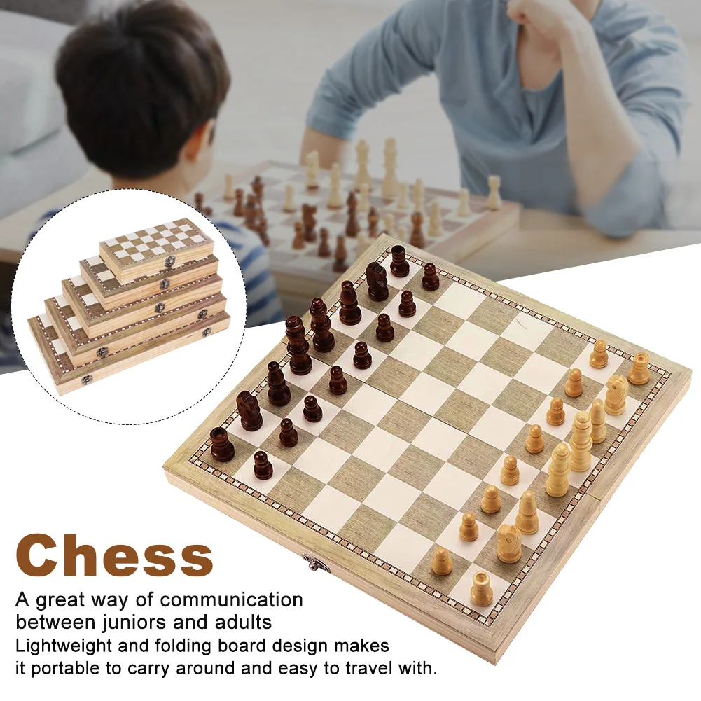 3 In 1 Kids Portable Games Wooden Backgammon Foldable Gift Learning Adult Travel Toy Chess Board Set Beginner Entertainment
3 In 1 Kids Portable Games Wooden Backgammon Foldable Gift Learning Adult Travel Toy Chess Board Set Beginner Entertainment
