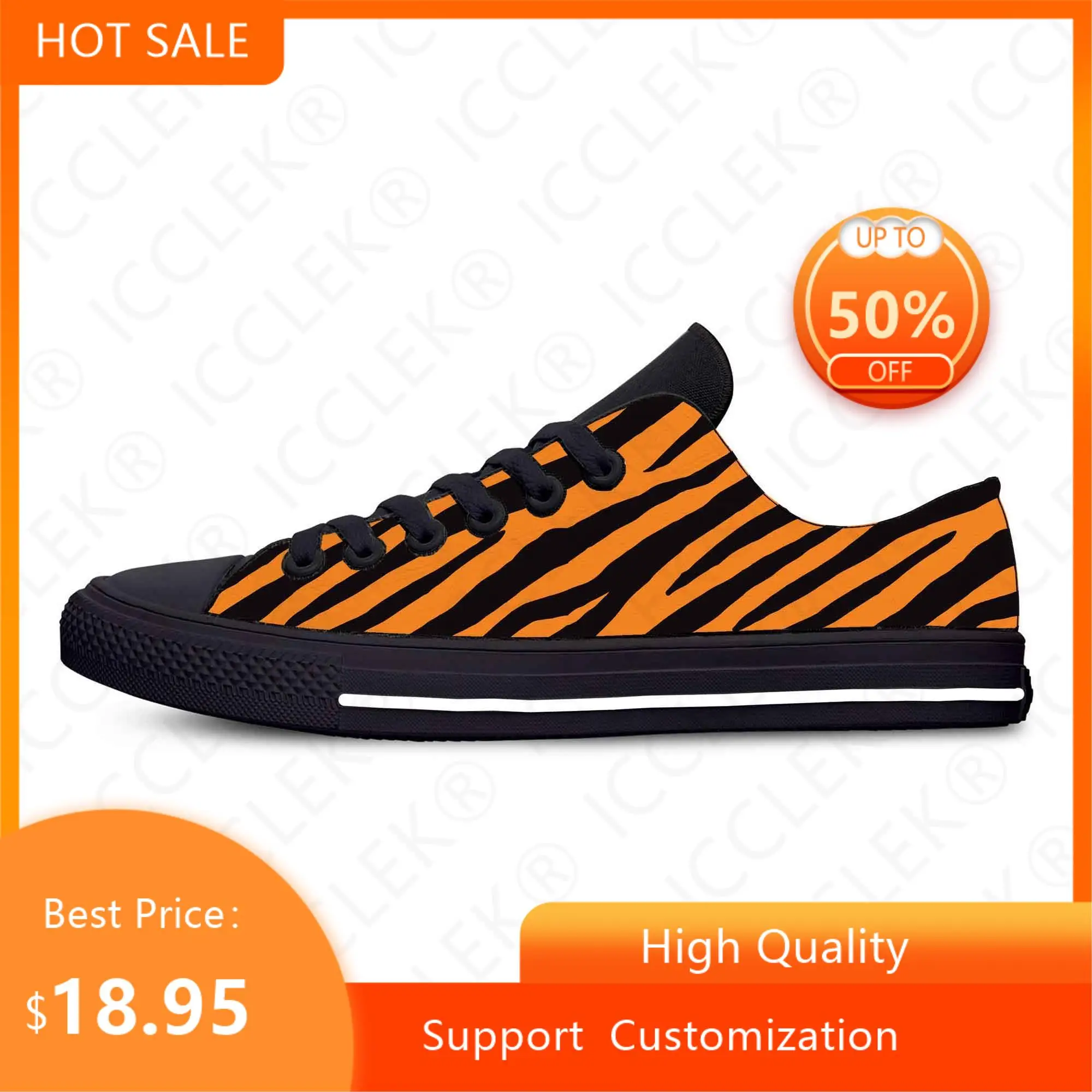 Hot Cool Anime Cartoon Manga Tiger Stripe Pattern Aesthetic Casual Cloth Shoes Low Top Mens Womens Sneakers Classic Board Shoe
Hot Cool Anime Cartoon Manga Tiger Stripe Pattern Aesthetic Casual Cloth Shoes Low Top Mens Womens Sneakers Classic Board Shoe