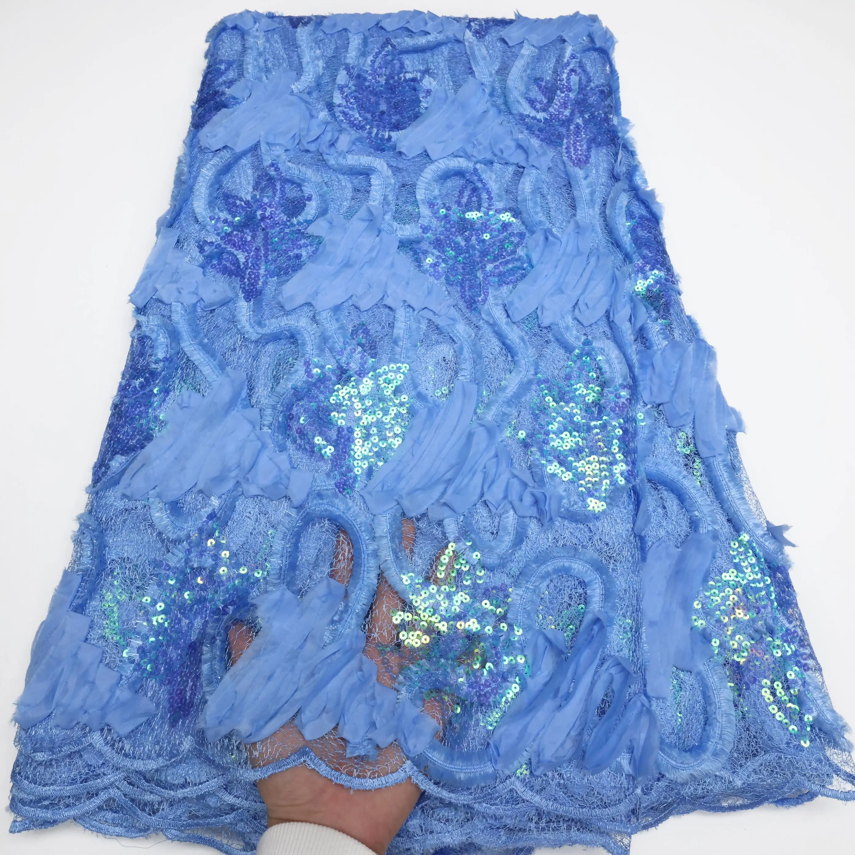 French Tulle Mesh African Sequins Lace High Quality Cord Lace Tassel ribbon Embroidery Nigerian Lace Fabric For Bridal Wedding
French Tulle Mesh African Sequins Lace High Quality Cord Lace Tassel ribbon Embroidery Nigerian Lace Fabric For Bridal Wedding