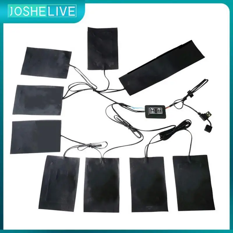 8 In 1 USB Clothes Heater Pad With 3 Gear Adjustable Temperature Electric Heating Sheet Heating Warmer Pad For Vest
8 In 1 USB Clothes Heater Pad With 3 Gear Adjustable Temperature Electric Heating Sheet Heating Warmer Pad For Vest