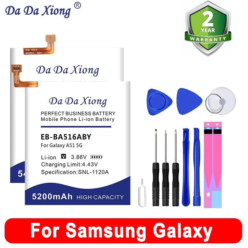 

EB-BM207ABY Battery For Samsung Galaxy Note 10 S9 S10 A7 A31 A41 A51 M30 N30 N21 M11 A011 A10 A20 J1 J6 S20U S Plus 5G+Tool