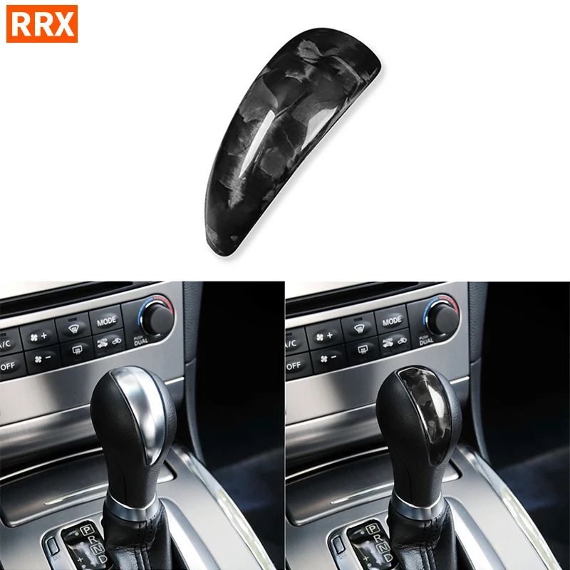 Black Forged Carbon Fiber Gear Shift Knob Cover Trim For Infiniti G35 G37 G25 Q40 QX50 QX70 QX56 QX80 EX25 EX30D FX50 FX35 FX37
Black Forged Carbon Fiber Gear Shift Knob Cover Trim For Infiniti G35 G37 G25 Q40 QX50 QX70 QX56 QX80 EX25 EX30D FX50 FX35 FX37