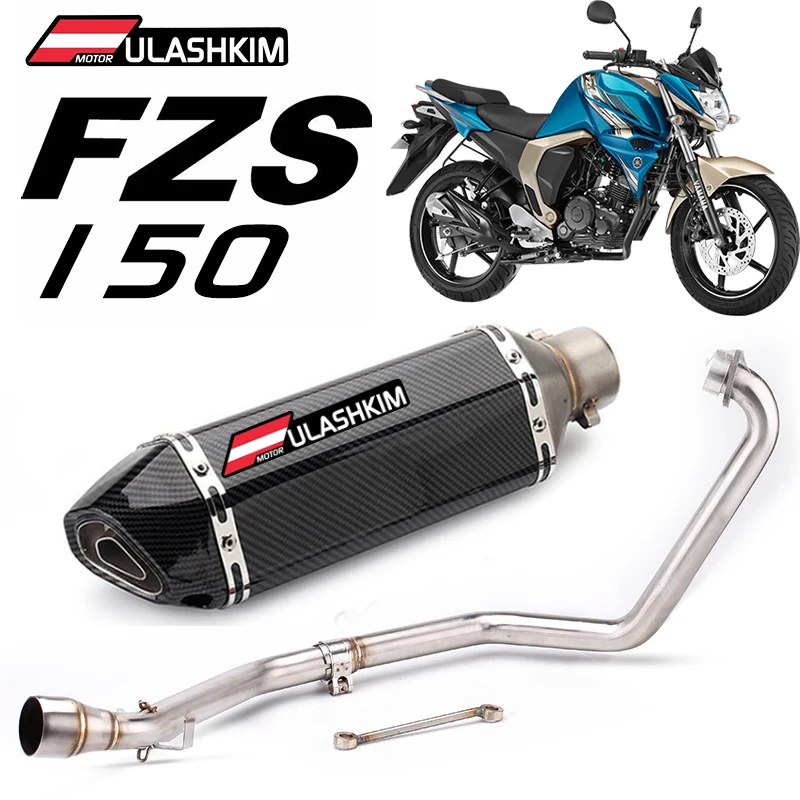 

Выхлопная система Fzs150 для YAMAHA FZS150 FZS V3, выхлопной глушитель из АБС-пластика для мотоцикла, глушитель выхлопной трубы передней и средней длин...