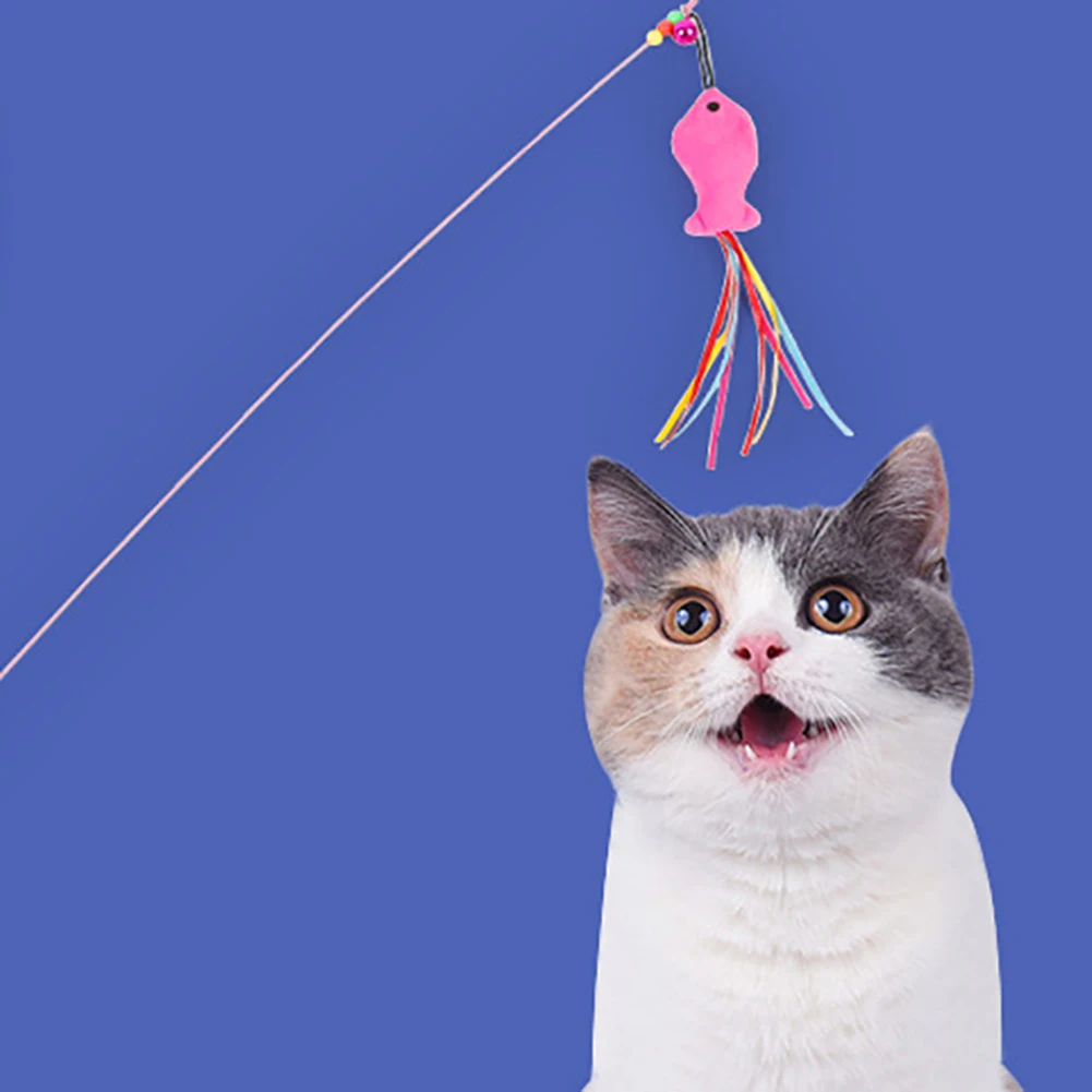 1Pc Adjustable Rod Funny Cat Stick Pet Supplies Replacement Head Pets Teaser Toys Set Kitten Cat Toy Exercise Training Rod
1Pc Adjustable Rod Funny Cat Stick Pet Supplies Replacement Head Pets Teaser Toys Set Kitten Cat Toy Exercise Training Rod