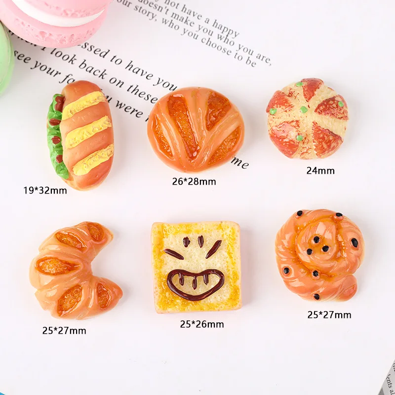 Cartoon Simulation Bread Sushi Biscuit Flat Back Resin Kawaii Fake Food Craft DIY Scrapbooking Decoration Accessories
Cartoon Simulation Bread Sushi Biscuit Flat Back Resin Kawaii Fake Food Craft DIY Scrapbooking Decoration Accessories