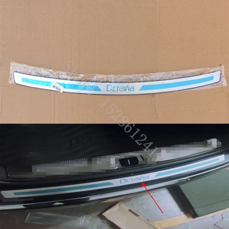 Car accessories for Skoda Octavia A6 2007-2013 stainless steel styling Rear Bumper Threshold Kick Pedal Protect Trim Stickers
Car accessories for Skoda Octavia A6 2007-2013 stainless steel styling Rear Bumper Threshold Kick Pedal Protect Trim Stickers
