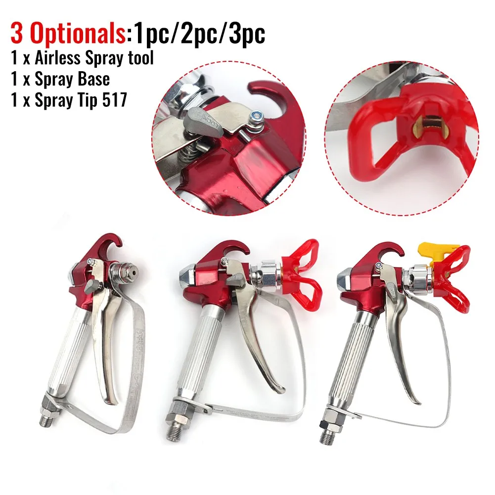 1PC 3600PSI Airless Spray Tip 517 Paint Spray Tool Guard Sprayers Accessories For Paint Latex Power Pneumatic Tools
1PC 3600PSI Airless Spray Tip 517 Paint Spray Tool Guard Sprayers Accessories For Paint Latex Power Pneumatic Tools