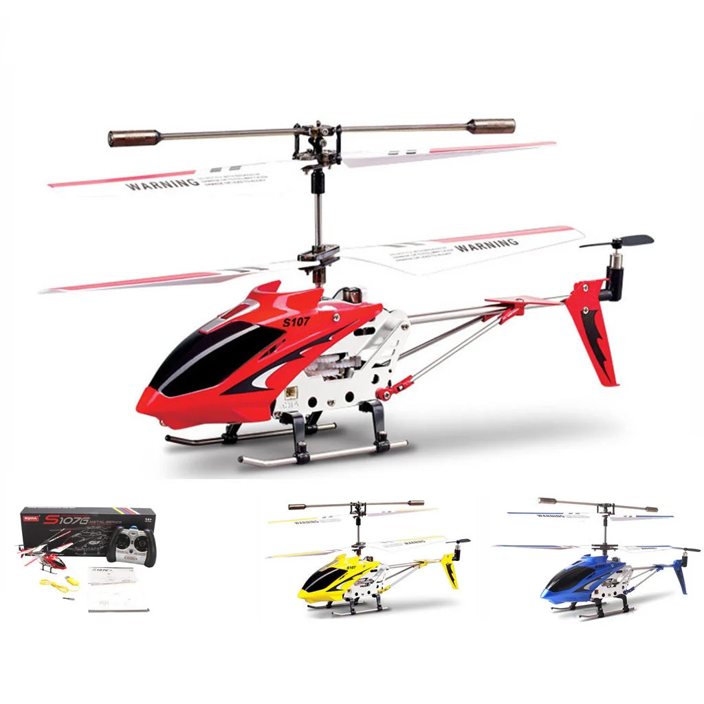 SYMA S107G Вертолет 3 5 каналов дистанционное управление RC Дрон вертолет с гироскопом