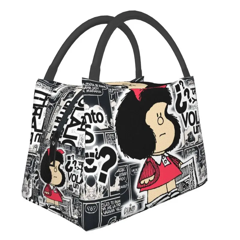 Винтажные комиксные Ланч-боксы Quino Mafalda, водонепроницаемые Мультяшные Ланч-боксы с термоизоляцией, пищевой контейнер
Винтажные комиксные Ланч-боксы Quino Mafalda, водонепроницаемые Мультяшные Ланч-боксы с термоизоляцией, пищевой контейнер