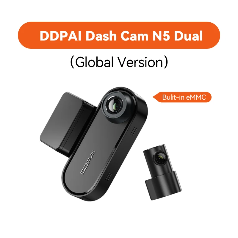 DDPAI N5 Двойное переднее и заднее разрешение 4K UHD NightVIS ADAS Встроенный GPS Внутренний 32 ГБ eMMc
DDPAI N5 Двойное переднее и заднее разрешение 4K UHD NightVIS ADAS Встроенный GPS Внутренний 32 ГБ eMMc
