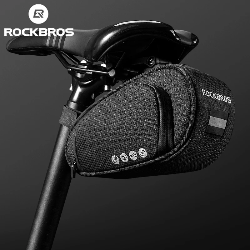 ROCKBROS Bike Rear Bag Feflective Waterproof Saddle Seatpost Cycling Storage Panniers MTB Road Folding Bike Tail Light Bags
ROCKBROS Bike Rear Bag Feflective Waterproof Saddle Seatpost Cycling Storage Panniers MTB Road Folding Bike Tail Light Bags