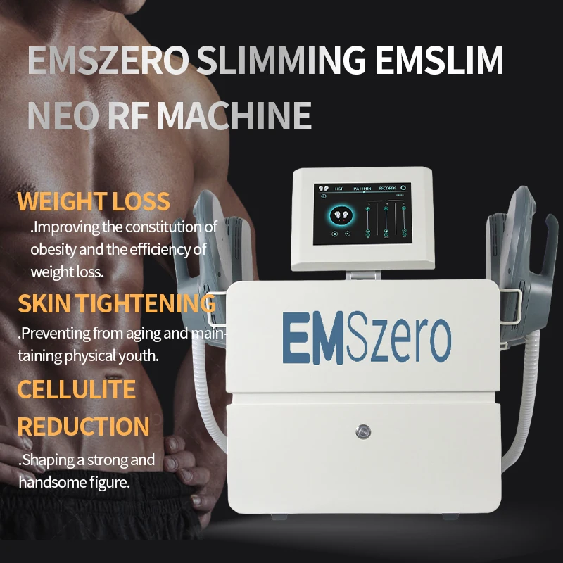 

2022 HI EMSLIM F RF body sculpting machine 7 tesla 4 handles electromagnetic building muscle stimulator machine hi-emt ems lim n