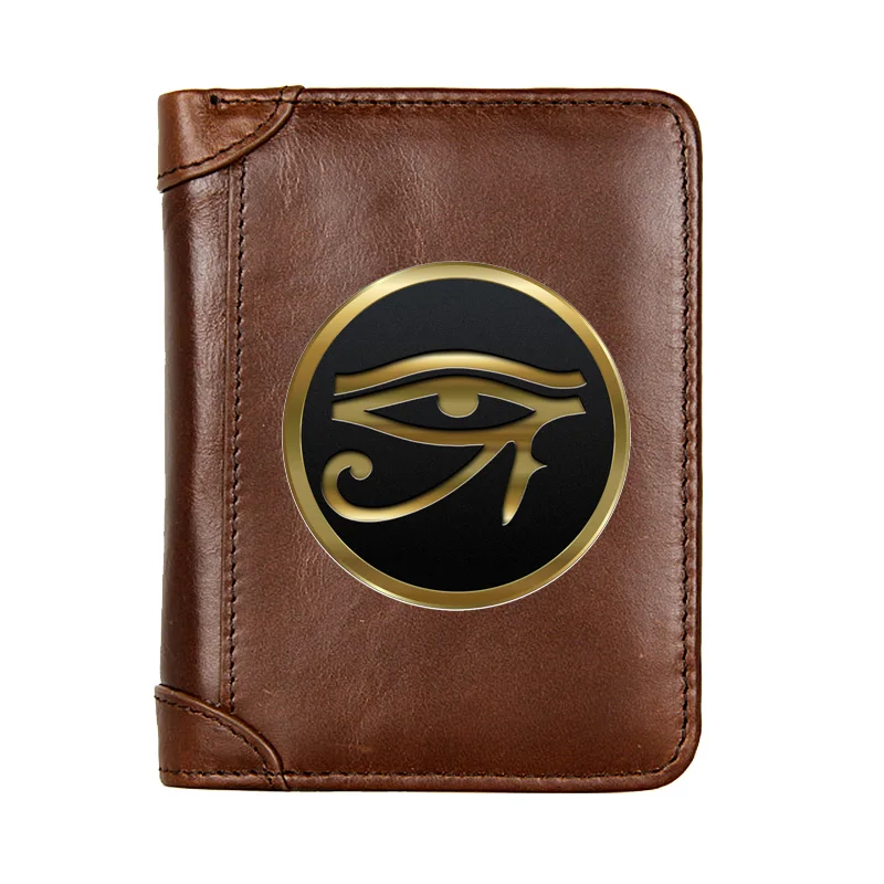 Luxury Vintage The Eye of Horus Printing Genuine Leather Men Wallet Classic Pocket Slim Card Holder Male Short Coin Purses
Luxury Vintage The Eye of Horus Printing Genuine Leather Men Wallet Classic Pocket Slim Card Holder Male Short Coin Purses
