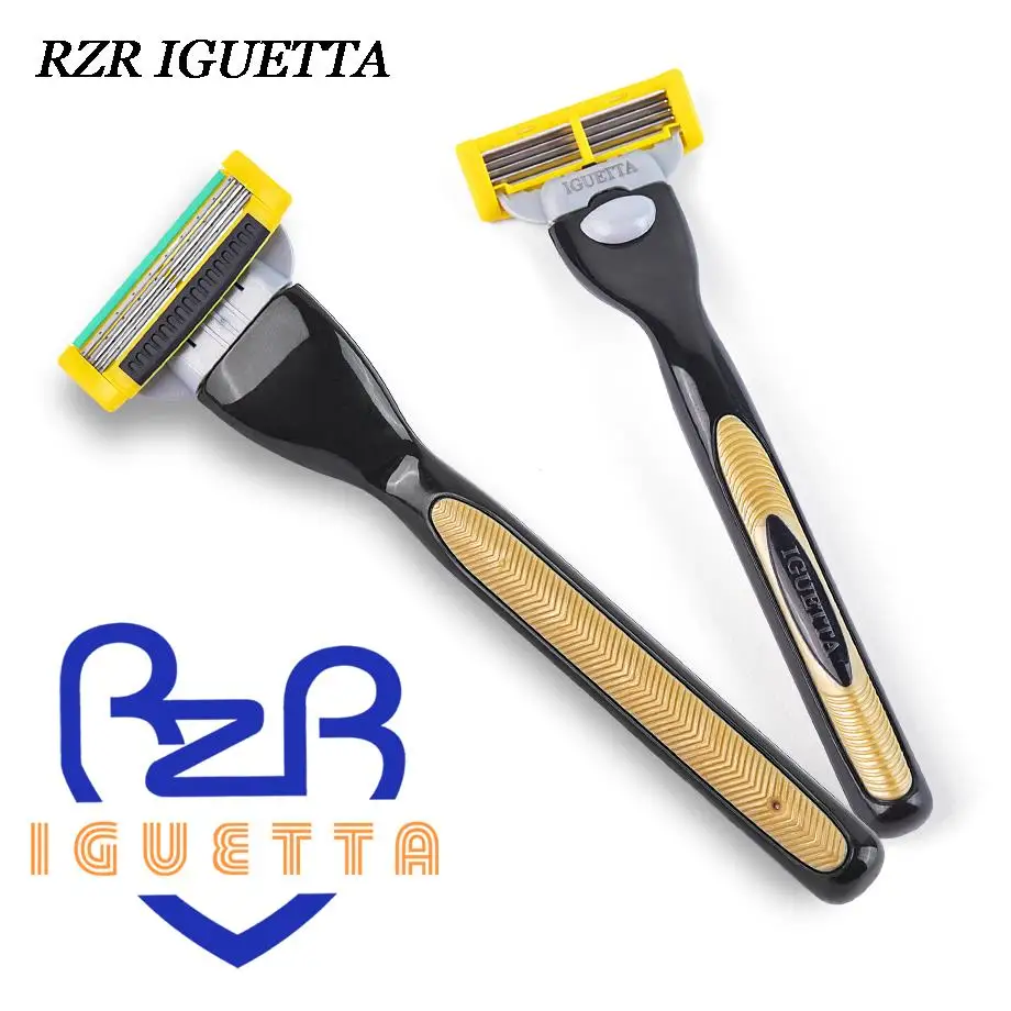 RZR IGUETTA Four-Layer for Men's Face Shaving Razor Ultra-Thin Induction Blade Manual Shaving Replacement Shaver Beard Shavette
RZR IGUETTA Four-Layer for Men's Face Shaving Razor Ultra-Thin Induction Blade Manual Shaving Replacement Shaver Beard Shavette