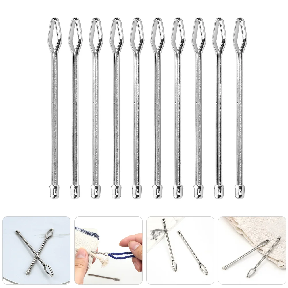 10 Pcs Belt Guide Drawstring Threading Tool Sewing Tools Pants Threader Braiding Clips Loop
10 Pcs Belt Guide Drawstring Threading Tool Sewing Tools Pants Threader Braiding Clips Loop
