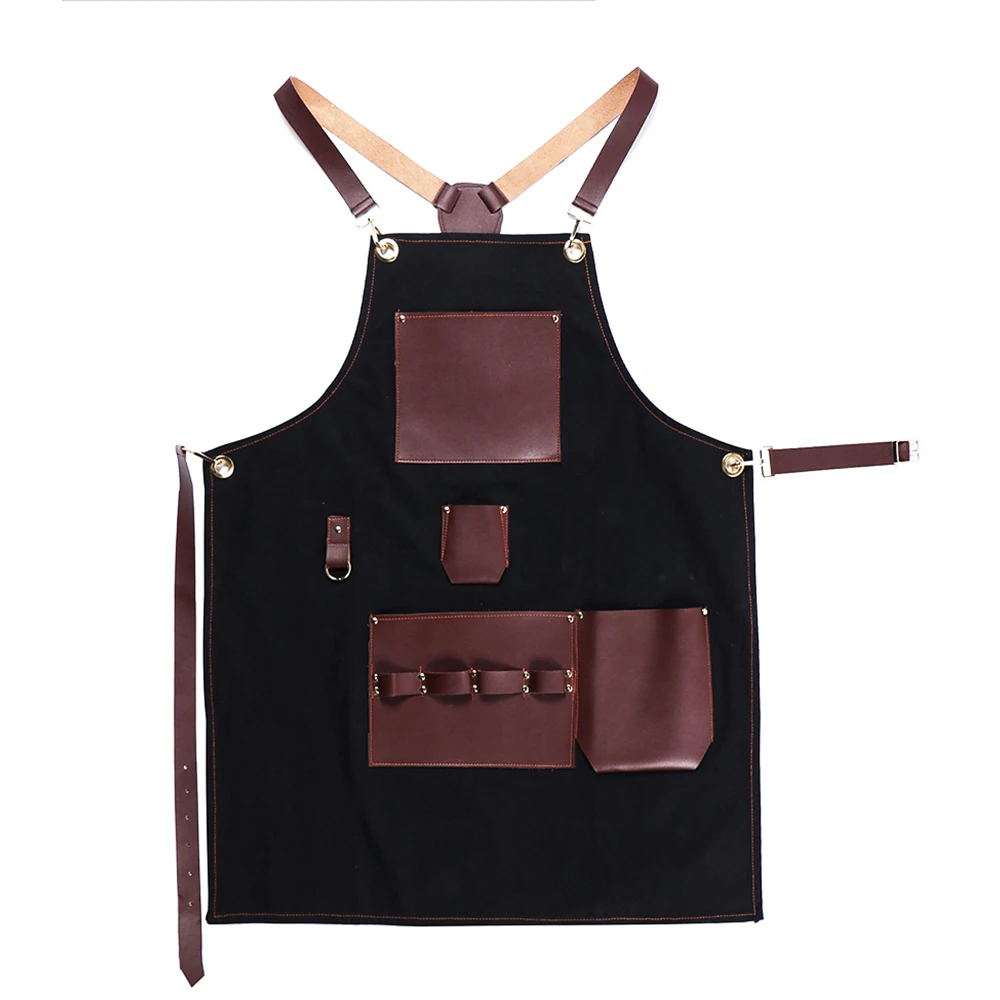 Men and Women Overalls Coffee Shop Nail Chef Leather Pockets Apron European Restaurant Barber Floral Artist Kitchen
Men and Women Overalls Coffee Shop Nail Chef Leather Pockets Apron European Restaurant Barber Floral Artist Kitchen