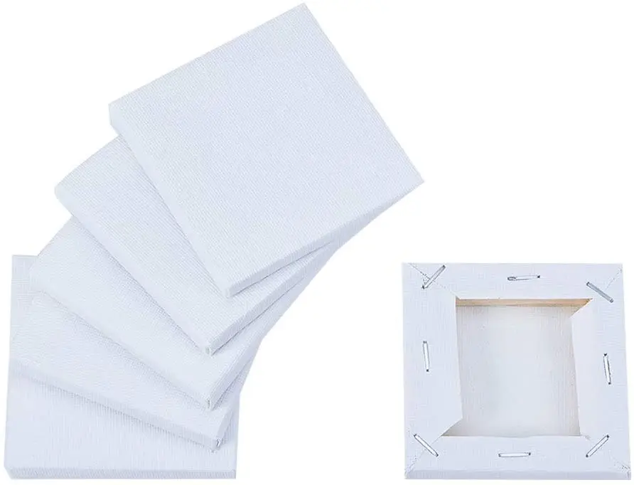 NBEADS 12PCS 2.8x2.8" Mini Canvas Panels Blank Square Canvas Art Canvas Panels Board for Painting Drawing Craft White
NBEADS 12PCS 2.8x2.8" Mini Canvas Panels Blank Square Canvas Art Canvas Panels Board for Painting Drawing Craft White