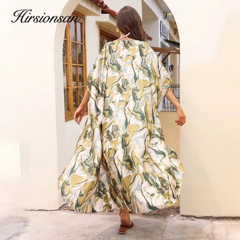 Hirsionsan Trendy Printed Bikini Cover Up Women Summer Short Sleeve Beach Wear Female Casual Holiday Swimwear Sunscreen Clothing
Hirsionsan Trendy Printed Bikini Cover Up Women Summer Short Sleeve Beach Wear Female Casual Holiday Swimwear Sunscreen Clothing