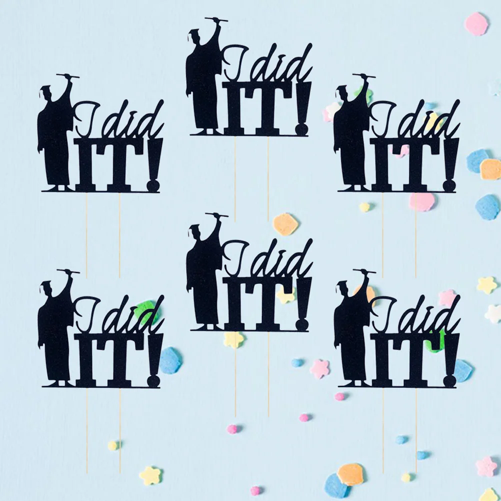 Graduation Cake 2022 Topper It I Did Black Cupcake Toppers Picks Classdecoration Decorationsparty Centerpieces Tables Supplies
Graduation Cake 2022 Topper It I Did Black Cupcake Toppers Picks Classdecoration Decorationsparty Centerpieces Tables Supplies