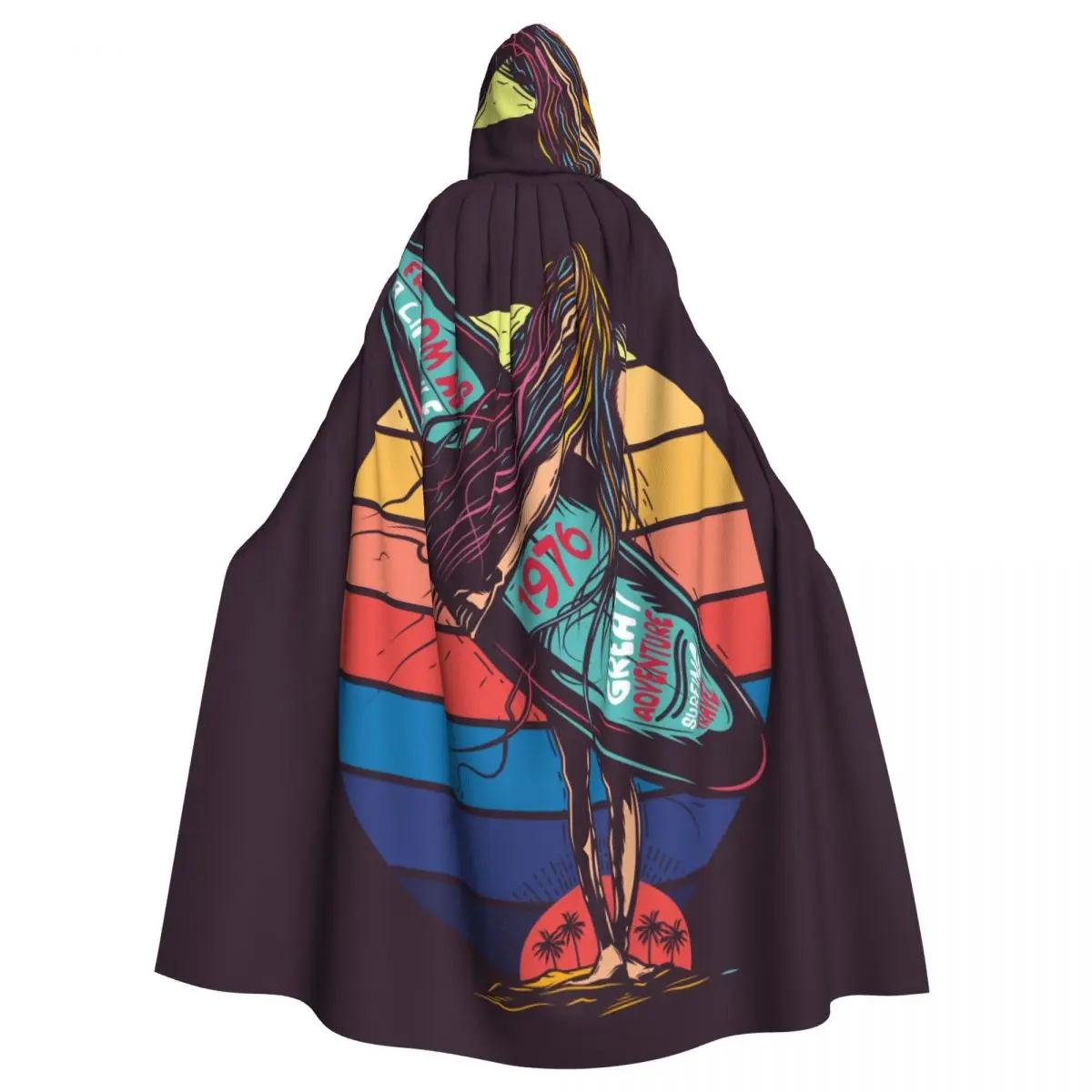 Long Cape Cloak Retro Neon Girl Going To The Sea With Surfing Hooded Cloak Coat Autumn Hoodies
Long Cape Cloak Retro Neon Girl Going To The Sea With Surfing Hooded Cloak Coat Autumn Hoodies