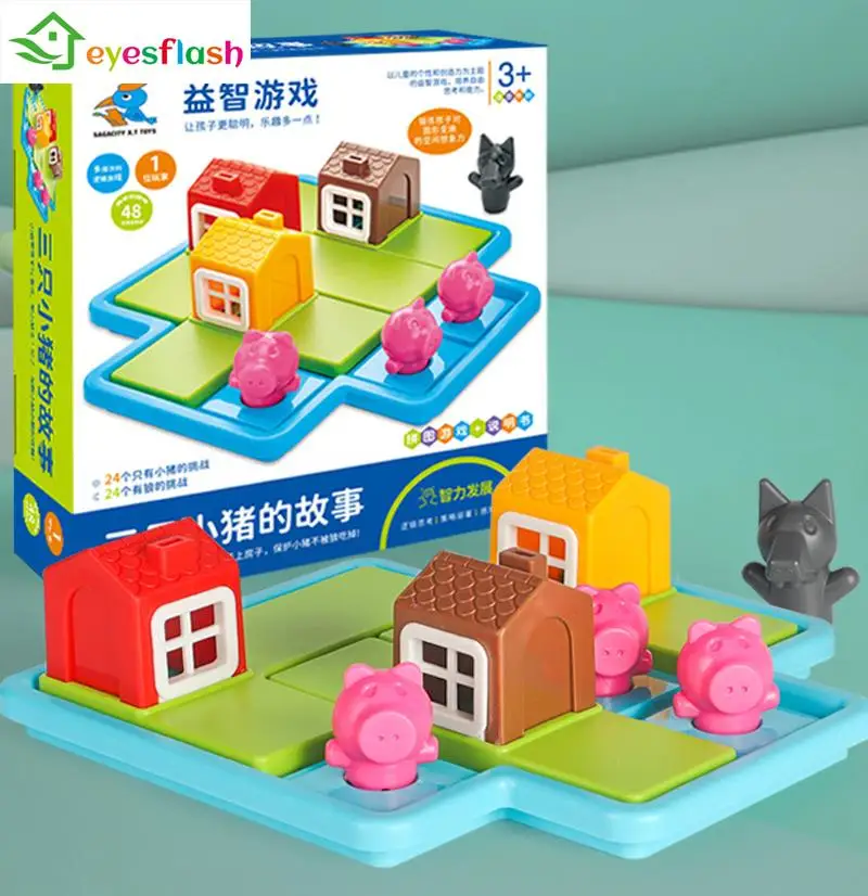 Детские умные настольные игры в прятки три маленькие Пигги 48 вызов с решением игра тренировочные игрушки IQ для детского мышления
Детские умные настольные игры в прятки три маленькие Пигги 48 вызов с решением игра тренировочные игрушки IQ для детского мышления