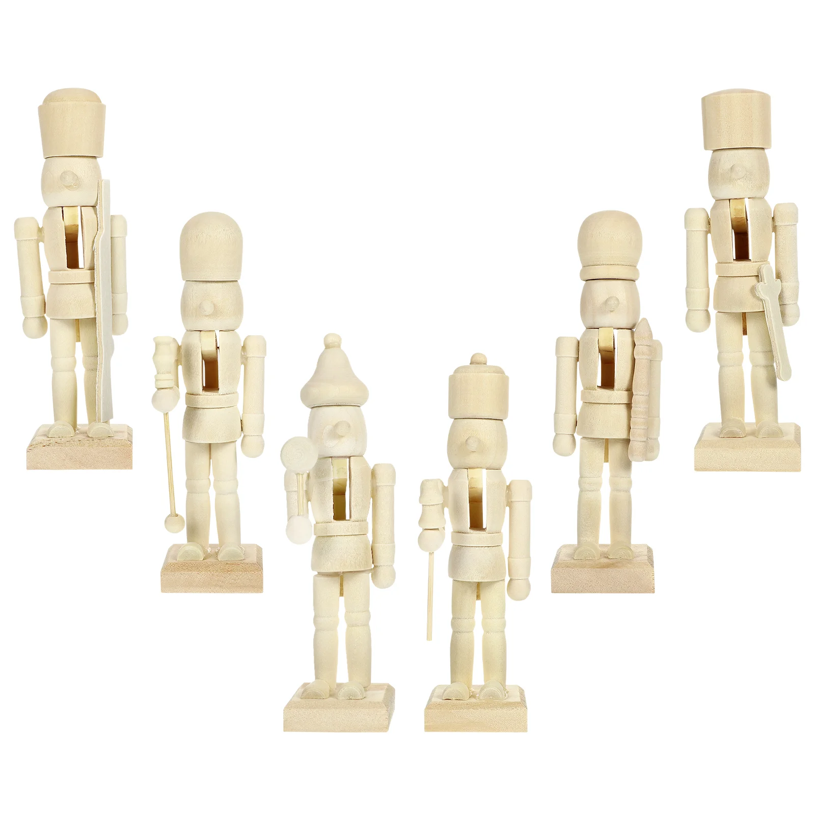 Christmas Puppet Soldiers Nutcracker Decorations Wooden Christmas Gifts Unpainted Gifts
Christmas Puppet Soldiers Nutcracker Decorations Wooden Christmas Gifts Unpainted Gifts