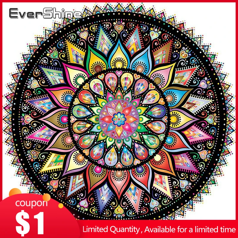 EverShine 5D Diamond Embroidery Mandala Rhinestone Picture Painting Flower Full Square DIY Mosaic Kaleidoscope Handmade Gift
EverShine 5D Diamond Embroidery Mandala Rhinestone Picture Painting Flower Full Square DIY Mosaic Kaleidoscope Handmade Gift
