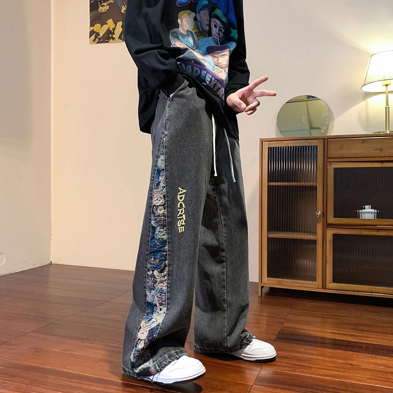 Oversized Cargo Pants Men Jeans Casual Harajuku Hip Hop Joggers Retro Y2K Men Woman Trousers Baggy Denim Black Clothes
Oversized Cargo Pants Men Jeans Casual Harajuku Hip Hop Joggers Retro Y2K Men Woman Trousers Baggy Denim Black Clothes