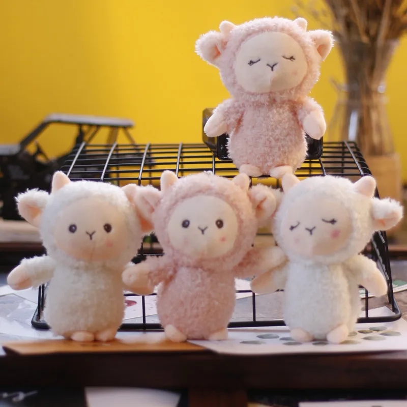 Kawaii 12cm Little Sheep Pendant Plush Doll Lovely Little White Sheep Cloth Doll Schoolbag Pendant Key Chain Gifts for Childrens
Kawaii 12cm Little Sheep Pendant Plush Doll Lovely Little White Sheep Cloth Doll Schoolbag Pendant Key Chain Gifts for Childrens