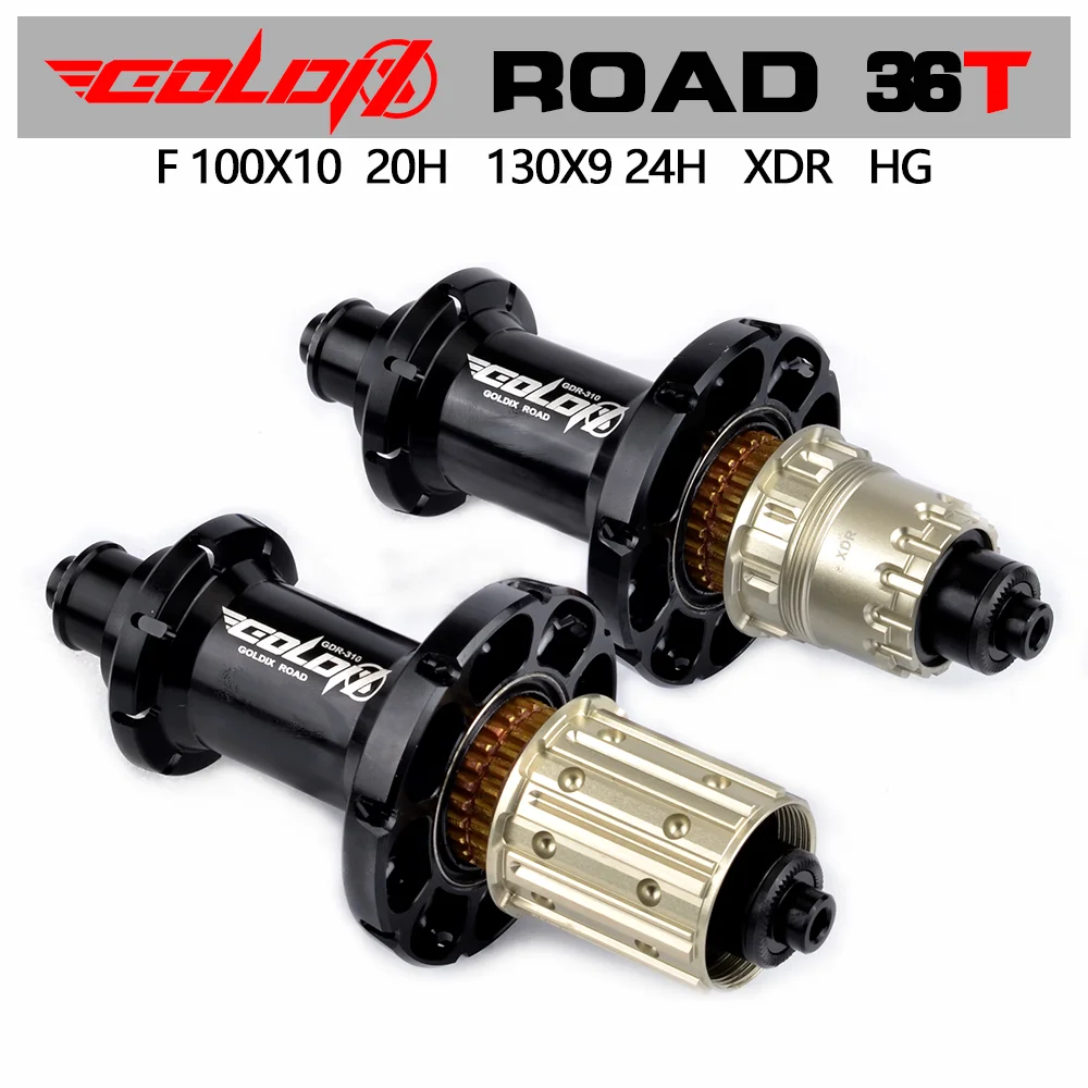GOLDIX road disc brake sealed bearing hub 20H 24H quick release XDR HG compatible SHIMANO SRAM DT350 KOOZER ZTTOM30 ratchet 36T
GOLDIX road disc brake sealed bearing hub 20H 24H quick release XDR HG compatible SHIMANO SRAM DT350 KOOZER ZTTOM30 ratchet 36T