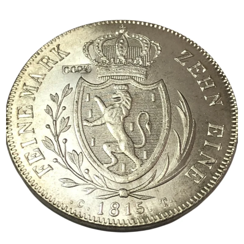 Копия монеты 1815 года, герцогство Нассау-Юсинген, Фридрих Август
Копия монеты 1815 года, герцогство Нассау-Юсинген, Фридрих Август