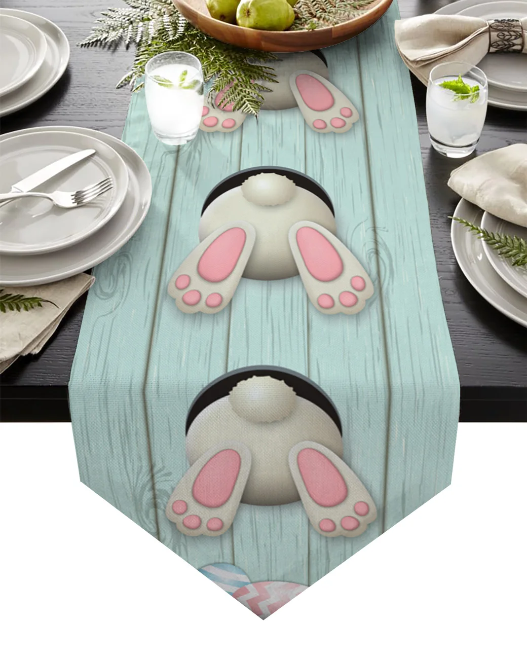 Easter Egg Funny Rabbit Tail Table Runners Modern Tablecloths Party Decor Table Runner Easter Decorations for Home
Easter Egg Funny Rabbit Tail Table Runners Modern Tablecloths Party Decor Table Runner Easter Decorations for Home