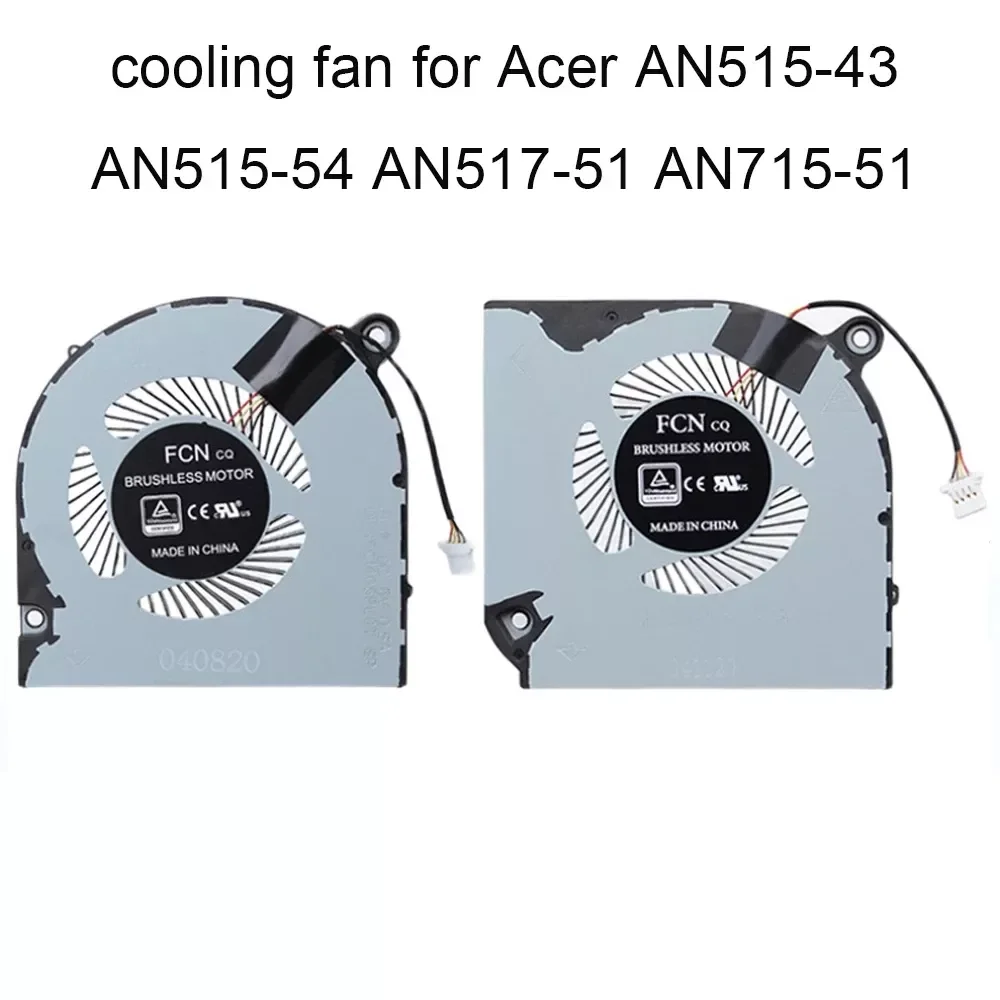 Computer Notebook Cooler Fans Radiator GPU CPU Cooling Fan for Acer Nitro 5 AN515-43 AN515-54 AN517-51 Nitro 7 AN715-51 N18C3
Computer Notebook Cooler Fans Radiator GPU CPU Cooling Fan for Acer Nitro 5 AN515-43 AN515-54 AN517-51 Nitro 7 AN715-51 N18C3