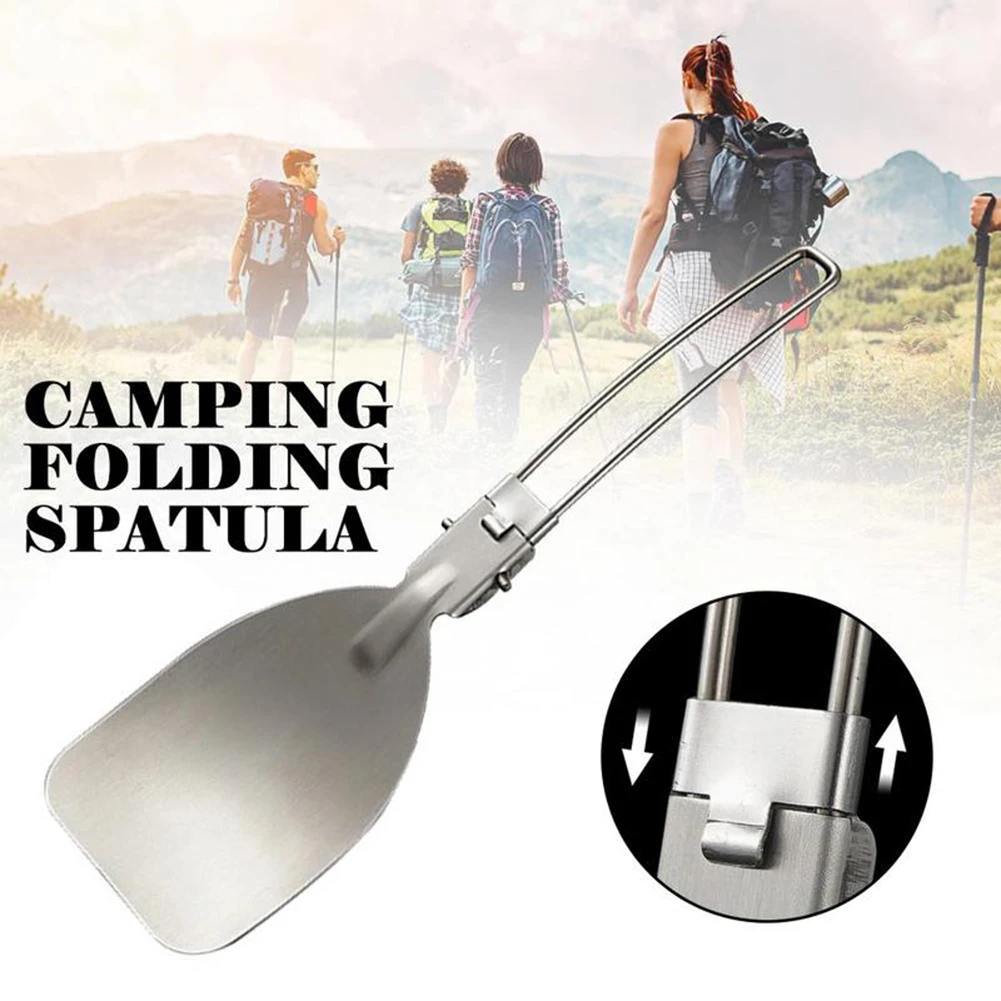 Stainless Steel Folding Spatula Food Turner Steak Frying Shovel With Foldable Handle Outdoor Camping Picnic Cooking Accessories
Stainless Steel Folding Spatula Food Turner Steak Frying Shovel With Foldable Handle Outdoor Camping Picnic Cooking Accessories
