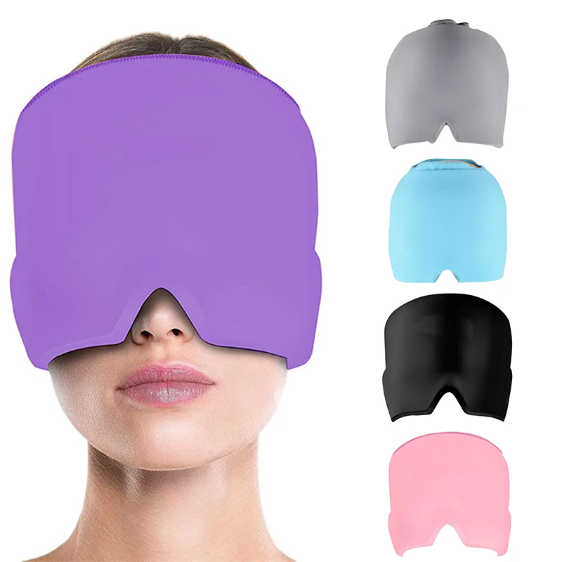 Gel Cold Therapy Headache Migraine Relief Cap Flexible Ice Compress Headache Hat Stress Relax Head Massage Cooling Eye Mask
Gel Cold Therapy Headache Migraine Relief Cap Flexible Ice Compress Headache Hat Stress Relax Head Massage Cooling Eye Mask