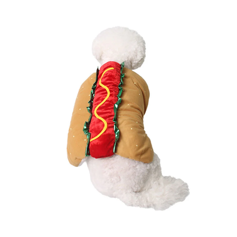 

Pet Transformation Costume Dog Costumes Large Dogs Cat Christmas Decor Prop Mustard Lovely Garment Polyester Unique Dachshund