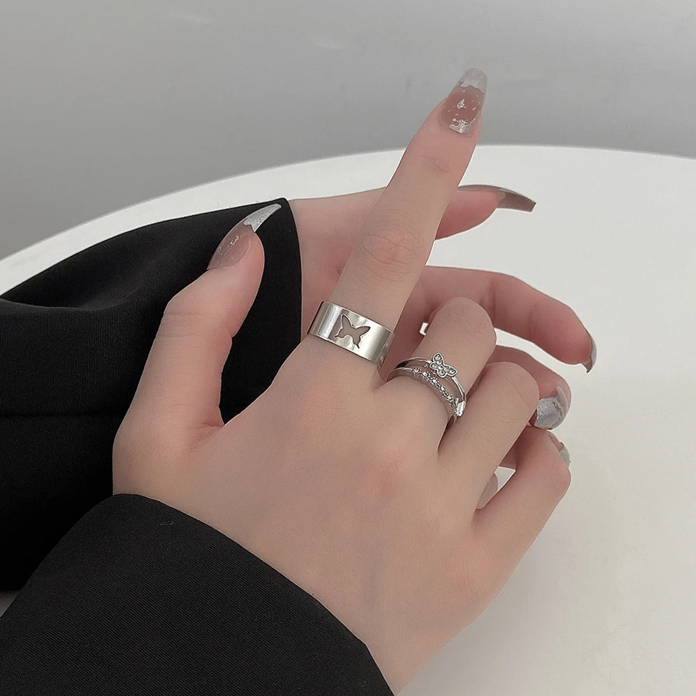 Modyle Trendy Vintage Butterfly Rings For Women Men Lover Couple Rings Set Friendship Engagement Wedding Open Rings Jewelry
Modyle Trendy Vintage Butterfly Rings For Women Men Lover Couple Rings Set Friendship Engagement Wedding Open Rings Jewelry