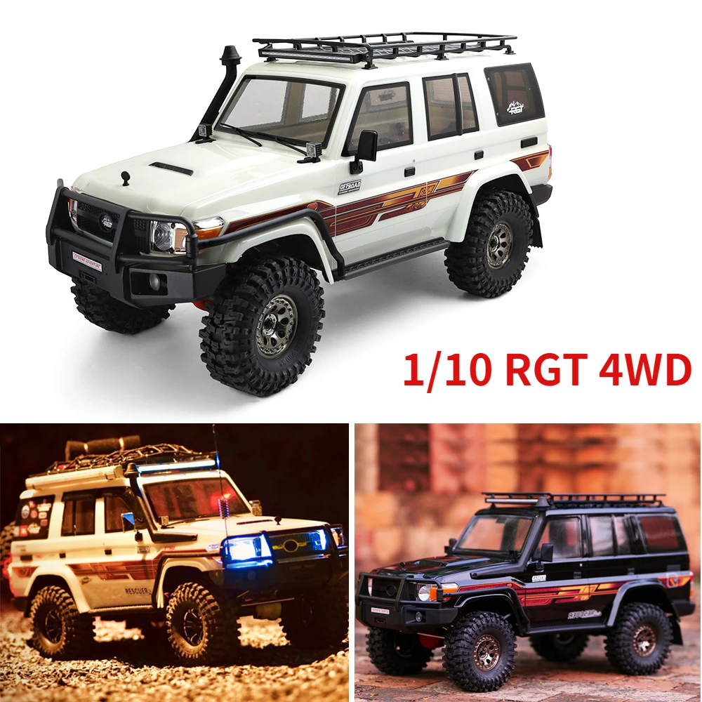 

NEW RGT EX86190 LC76 1/10 RC Cars Electric Remote Control 4WD Model Car Crawler Rock Buggy Off-road RTR 2.4GHZ 2Speed Shift Gift